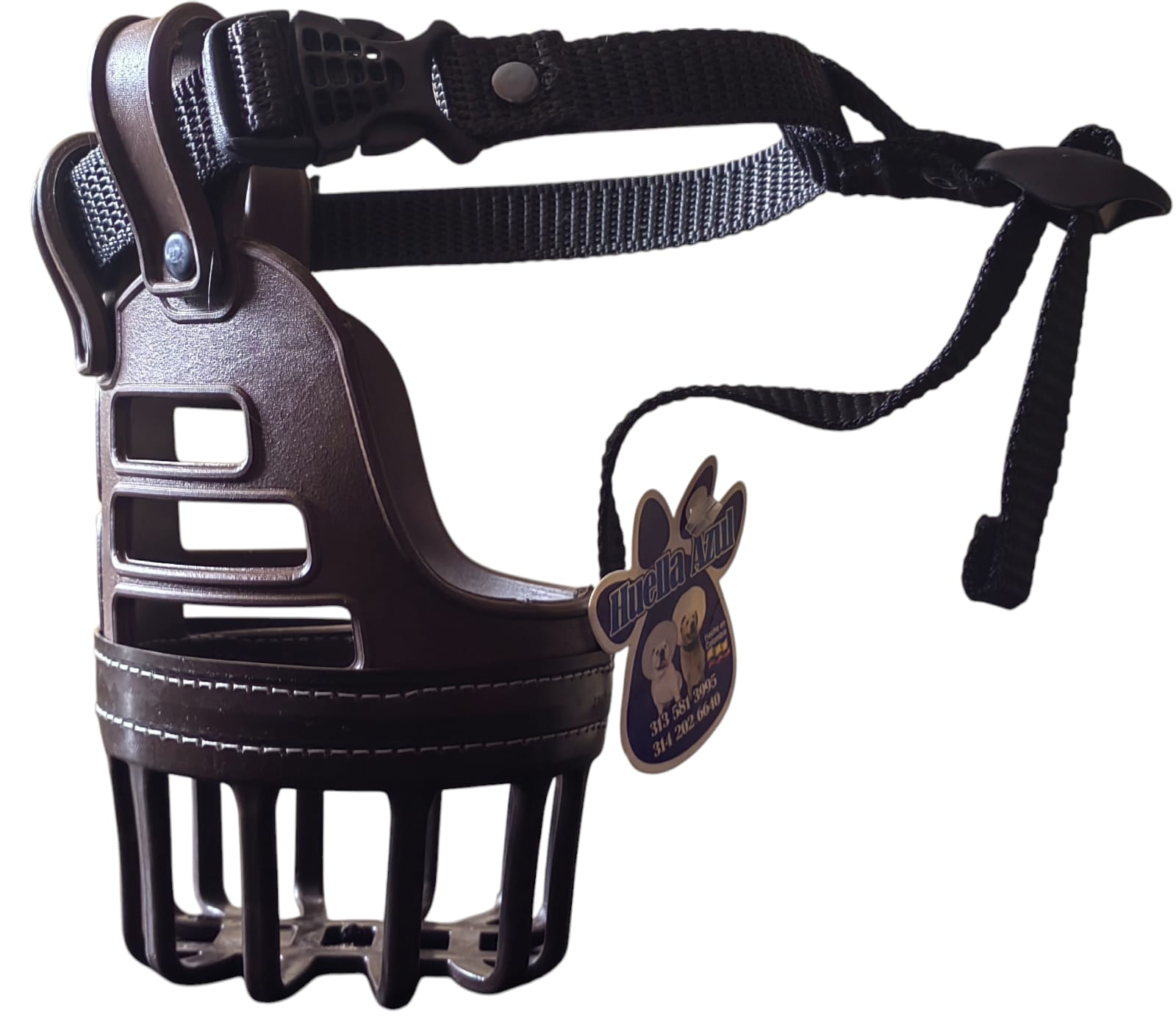 Bozal rejilla plástica para perros grandes